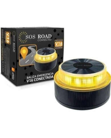 BALIZA EMERGENCIA COCHE SOS ROAD CONNECTED V16 HOMOLOGADO GPS