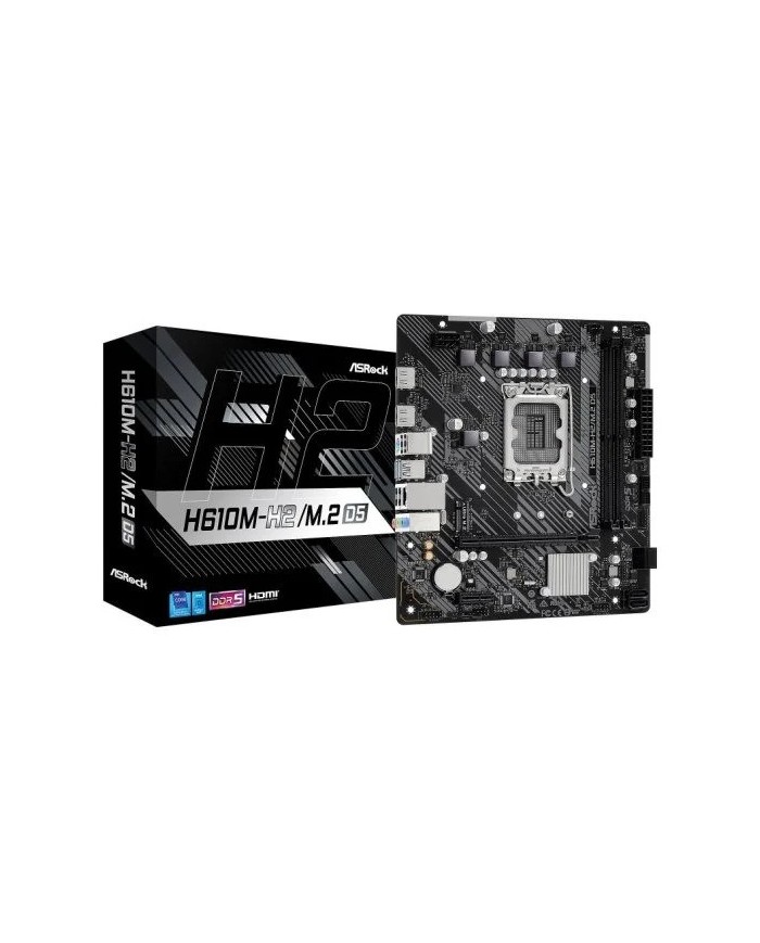 PLACA BASE ASROCK H610M-H2/M.2 D5 2XDDR5 MATX HDMI PLACA BASE ASROCK H610M-H2/M.2 D5 2XDDR5 MATX HDMI