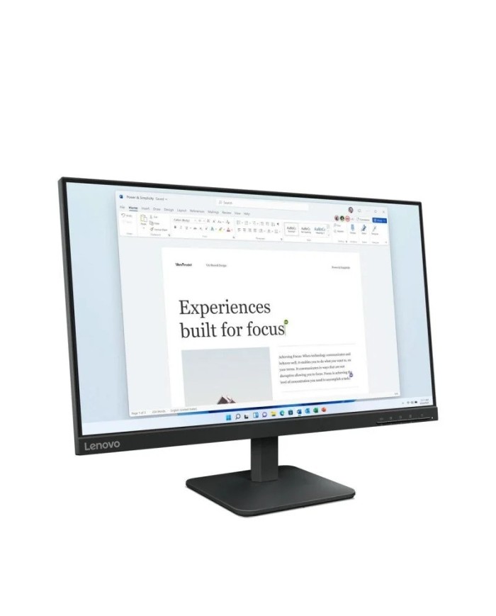 MONITOR LENOVO L24-4E 24 IPS 100HZ HDMI VGA BLACK