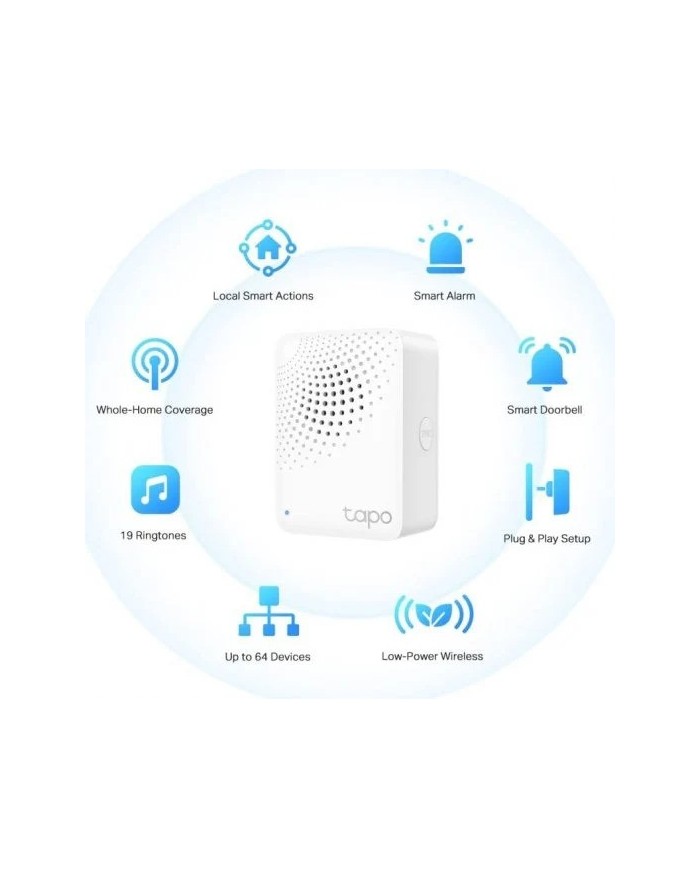 HUB TP-LINK TAPO H500 INTELIGENTE ALMACENAMIENTO PARA CAMARAS/SENSORES/TIMBRES