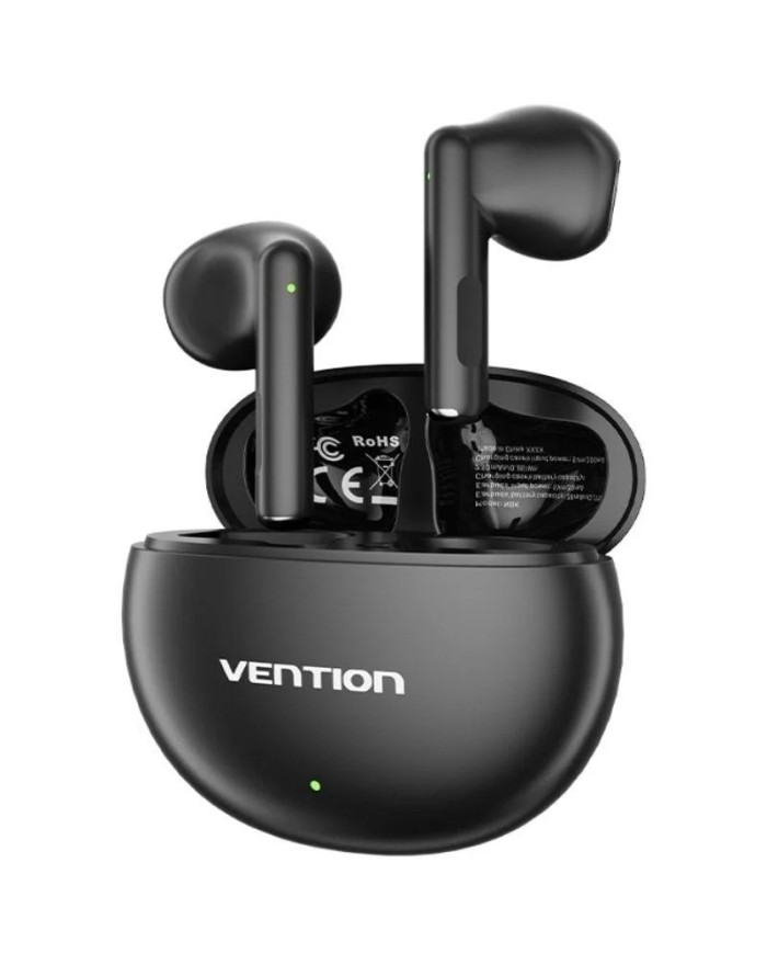 AURICULARES VENTION ELF 06 BLUETOOTH 5.3 WIRELESS 6 HORAS BLACK