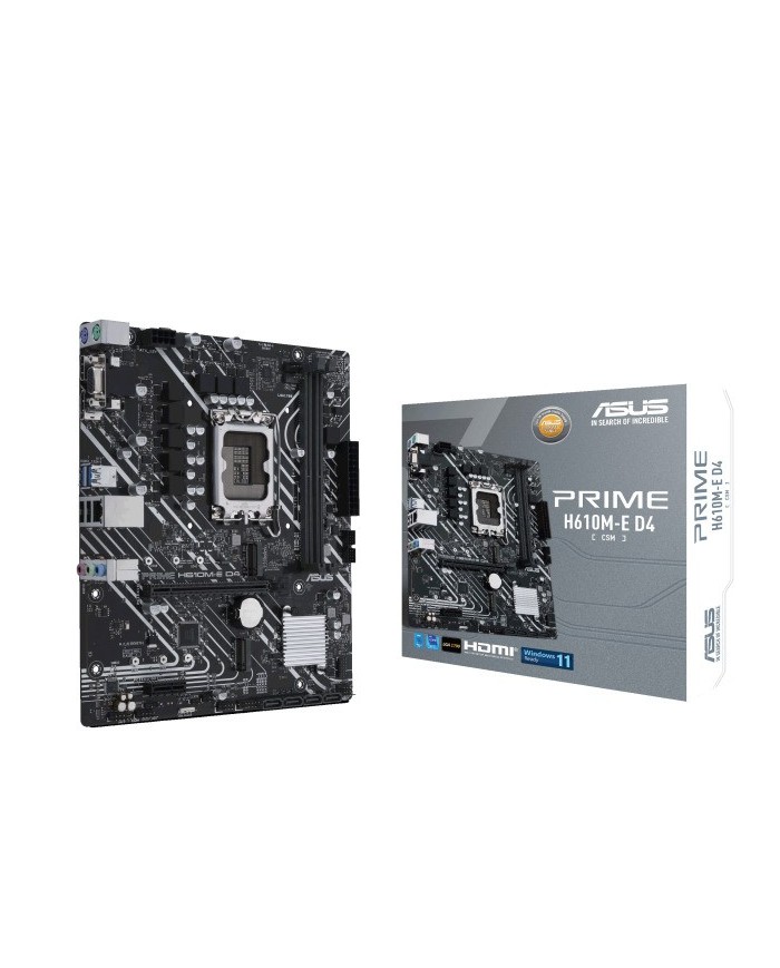PLACA BASE ASUS PRIME H610M-E D4-CSM MATX 2XDDR4 HDMI + VGA + DP PLACA BASE ASUS PRIME H610M-E D4-CSM MATX 2XDDR4 HDMI + VGA + DP
