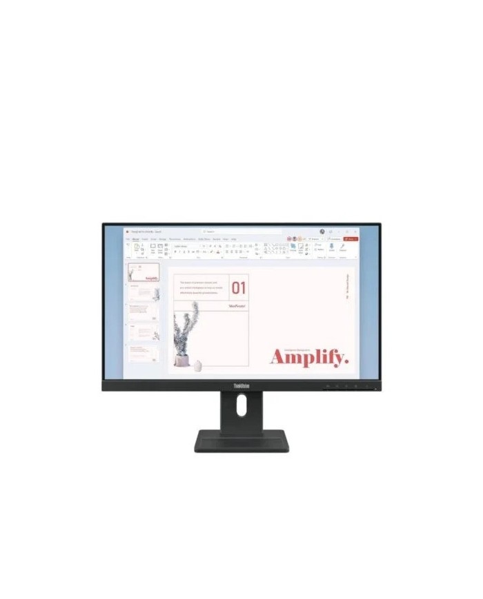 MONITOR LENOVO E24-40 24 IPS 100HZ MULTIMEDIA ERGONOMICO HDMI VGA DP BLACK