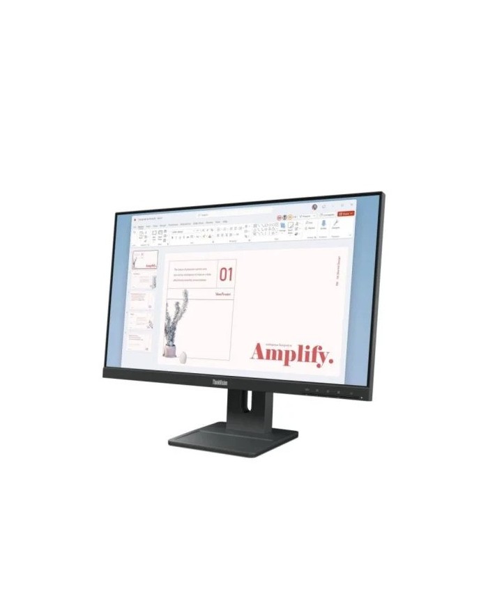 MONITOR LENOVO E24-40 24 IPS 100HZ MULTIMEDIA ERGONOMICO HDMI VGA DP BLACK