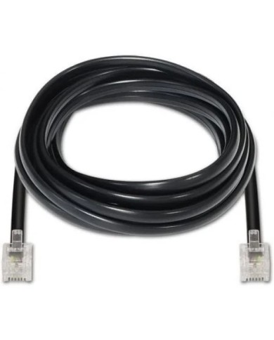 CABLE DE TELEFONO RJ11 2M AISENS BLACK