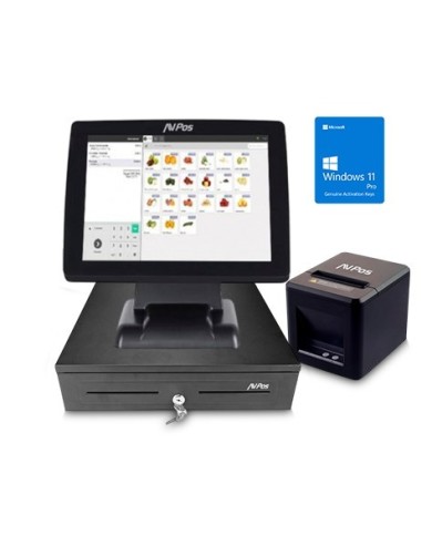 PACK TPV AVPOS K3000 15 TACTIL I5/8GB/SSD128GB/W11P+ TC40 USB/NET + U290 PACK TPV AVPOS K3000 15 TACTIL I5/8GB/SSD128GB/W11P+ TC40 USB/NET + U290