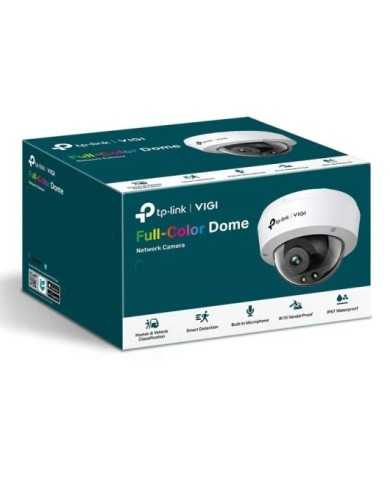 CAMARA IP TP-LINK VIGI DOME EXTERIOR/INTERIOR 3MP 4MM IR 30M IP67 POE/CC