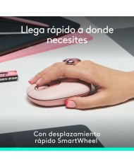 RATON LOGITECH POP MOUSE WIRELESS BLUETOOTH ROSE