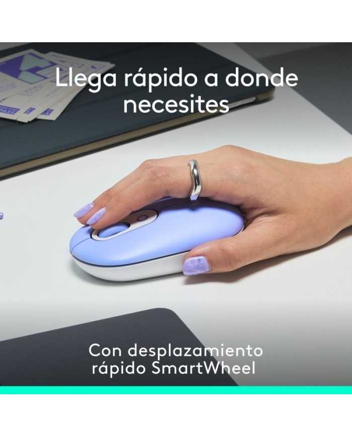RATON LOGITECH POP MOUSE WIRELESS BLUETOOTH PURPLE