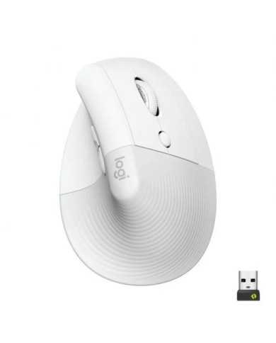 RATON LOGITECH LIFT VERTICAL WIRELESS ERGONOMIC 4000DPI 6 BOTONES WHITE