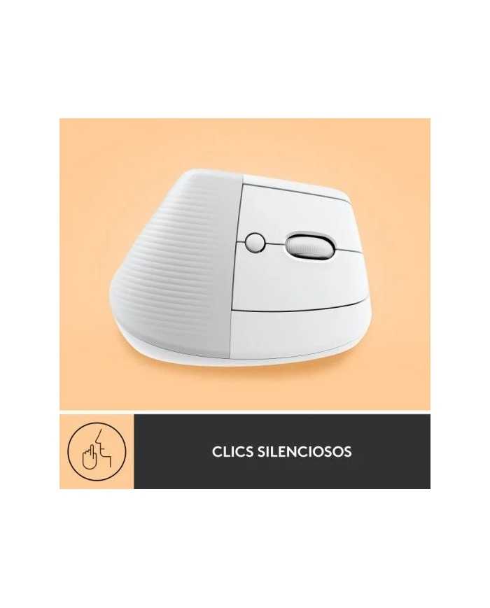 RATON LOGITECH LIFT VERTICAL WIRELESS ERGONOMIC 4000DPI 6 BOTONES WHITE