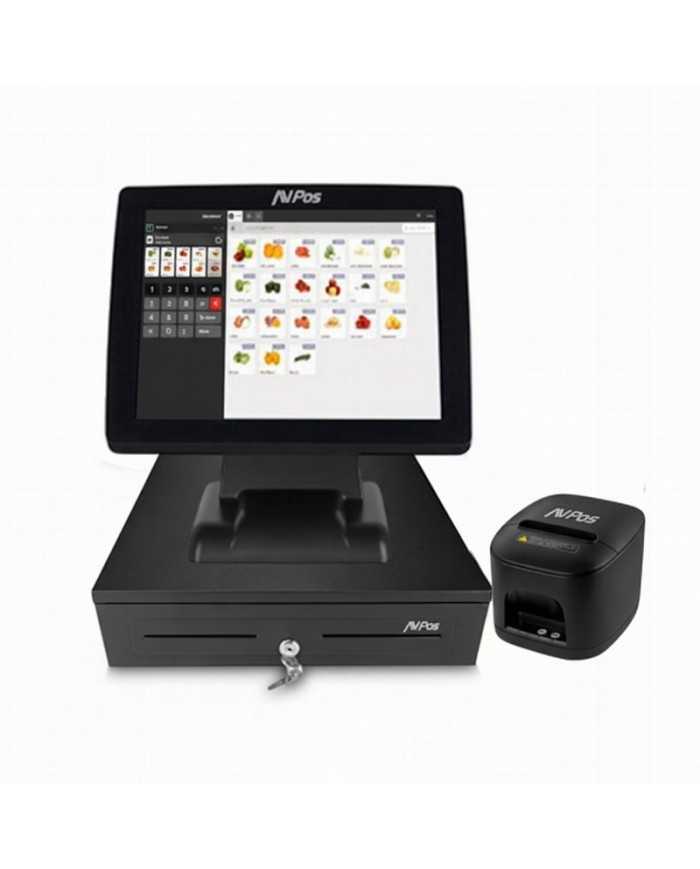 PACK TPV AVPOS K3000 15 TACTIL I5/8GB/SSD128GB + TC15 USB + U290