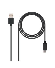 CABLE USB 3A TIPO USB-CM-AM NEGRO 1M NANOCABLE CABLE USB 3A TIPO USB-CM-AM NEGRO 1M NANOCABLE