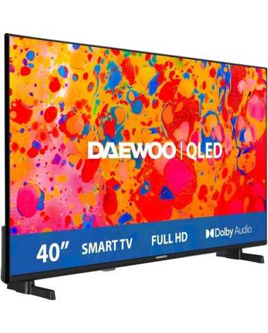 TELEVISOR DAEWOO 40 QLED FHD USB SMART TV WIFI VIDAA BLUETOOTH HOTEL