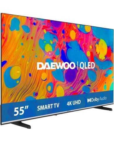TELEVISOR DAEWOO 55 QLED 4K UHD USB SMART TV ANDROID WIFI HOTEL