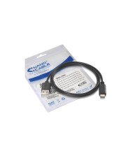 CABLE USB 3A TIPO USB-CM-AM NEGRO 1M NANOCABLE CABLE USB 3A TIPO USB-CM-AM NEGRO 1M NANOCABLE