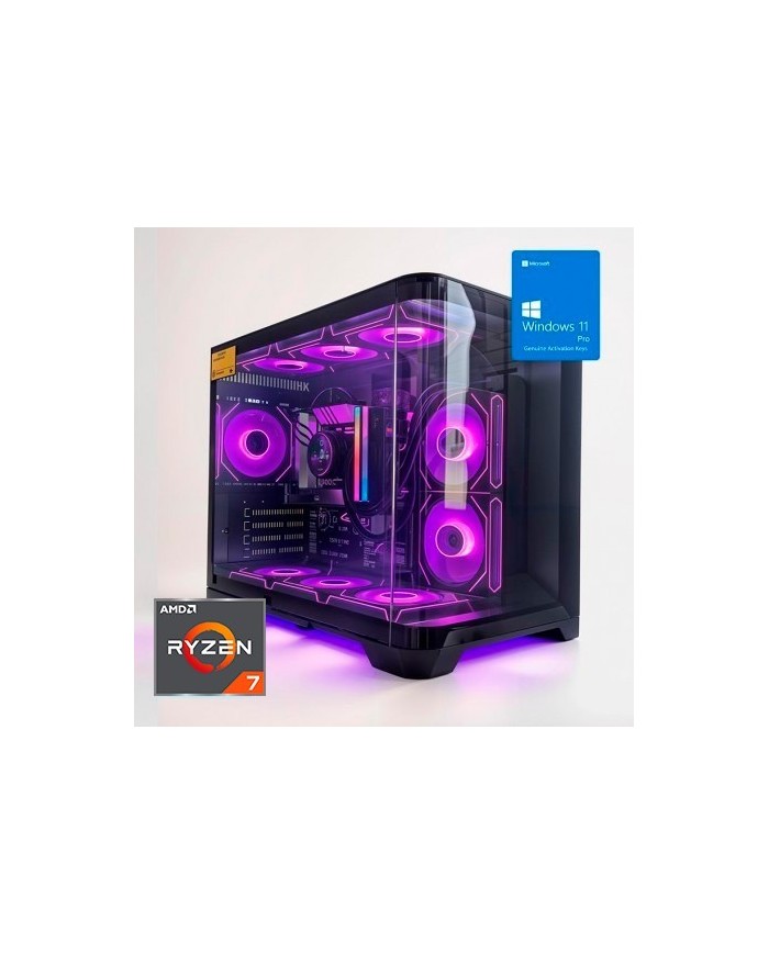 ORDENADOR GAMING HYPE M RGB R7 9800X3D/32GB DDR5/SSD1TB NVME/WIFI/R.LIQ/850W/W11P