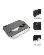 FUNDA SUBBLIM URBAN SLEEVE PORTATIL 15.6 GREY
