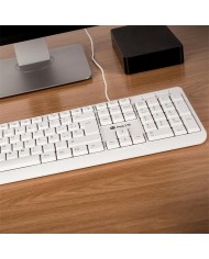 TECLADO NGS SPIKE USB WHITE