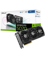TARJETA DE VIDEO NVIDIA PNY RTX5070 OC 12GB GDRR7 TRIPLE FAN DP HDMI
