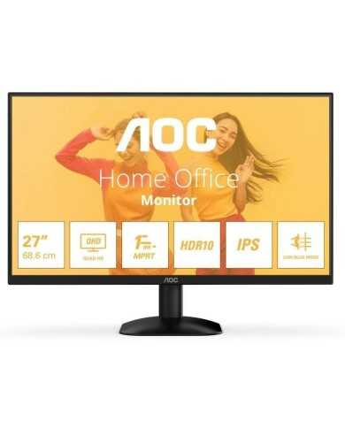 MONITOR PROFESIONAL AOC 27 QHD IPS HDMI DP BLACK
