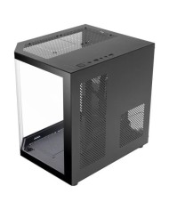CAJA ORDENADOR GAMING MARS GAMING MC-3TLITE CRISTAL TEMPLADO BLACK