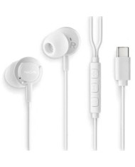 AURICULARES + MICROFONO NGS CROSS STEP IN EAR USB-C WHITE