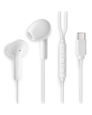 AURICULARES + MICROFONO NGS CROSS GLIDE IN EAR USB-C WHITE