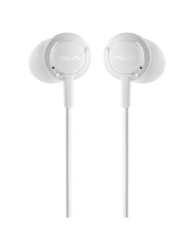 AURICULARES + MICROFONO NGS DRIFT IN EAR JACK 3,5MM WHITE
