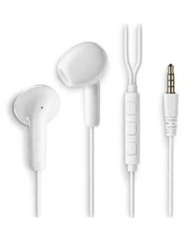 AURICULARES + MICROFONO NGS DRIFT IN EAR JACK 3,5MM WHITE