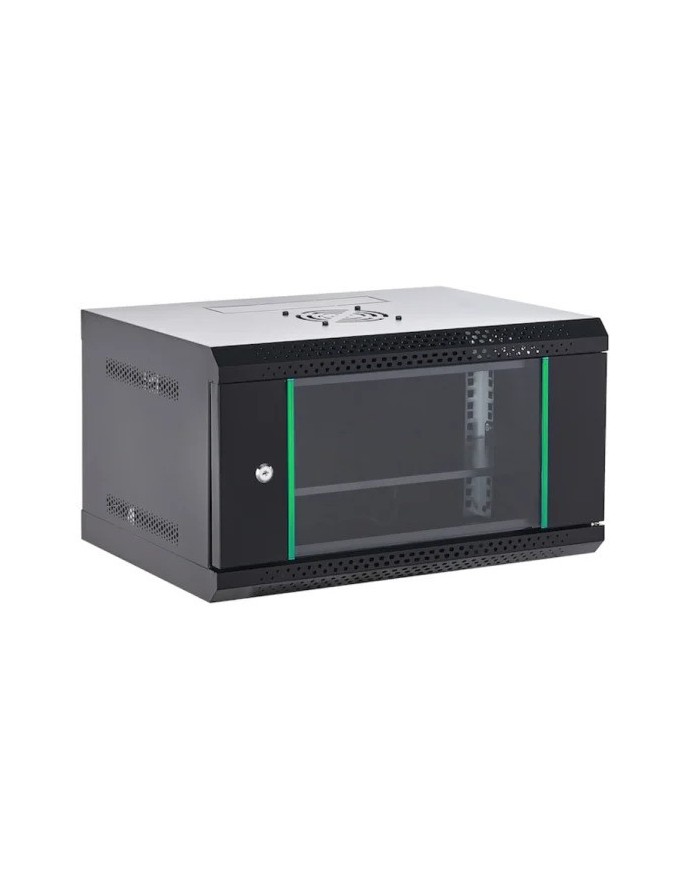 ARMARIO RACK POWERGREEN 12U 60X45 + 1 BANDEJA