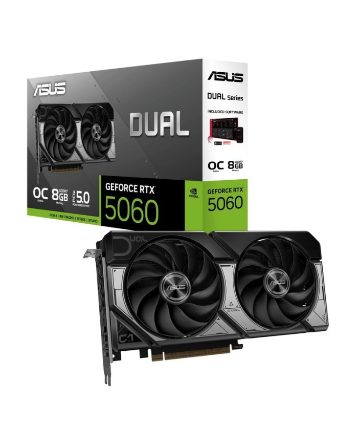 TARJETA DE VIDEO NVIDIA ASUS DUAL RTX5060 8GB OC GDRR6 PCIE 5.0