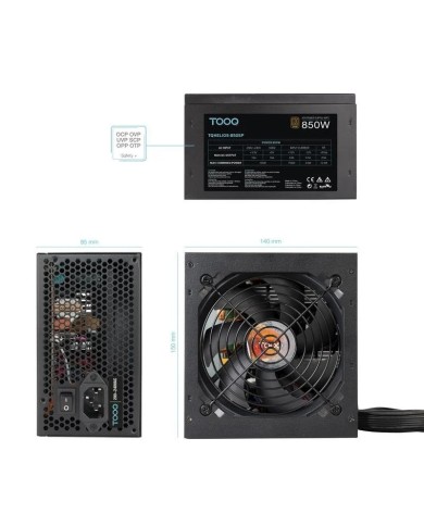 FUENTE DE ALIMENTACION TOOQ HELIOS 850W ATX APFC 80+ BRONZE