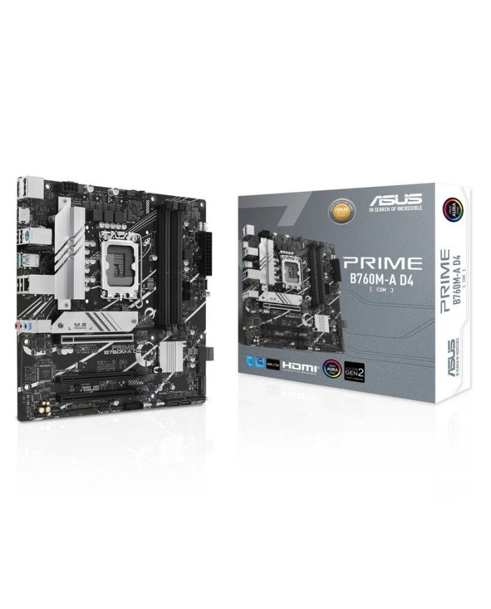 PLACA BASE ASUS PRIME B760M-A D4 MATX 4XDDR4 2XHDMI + DP