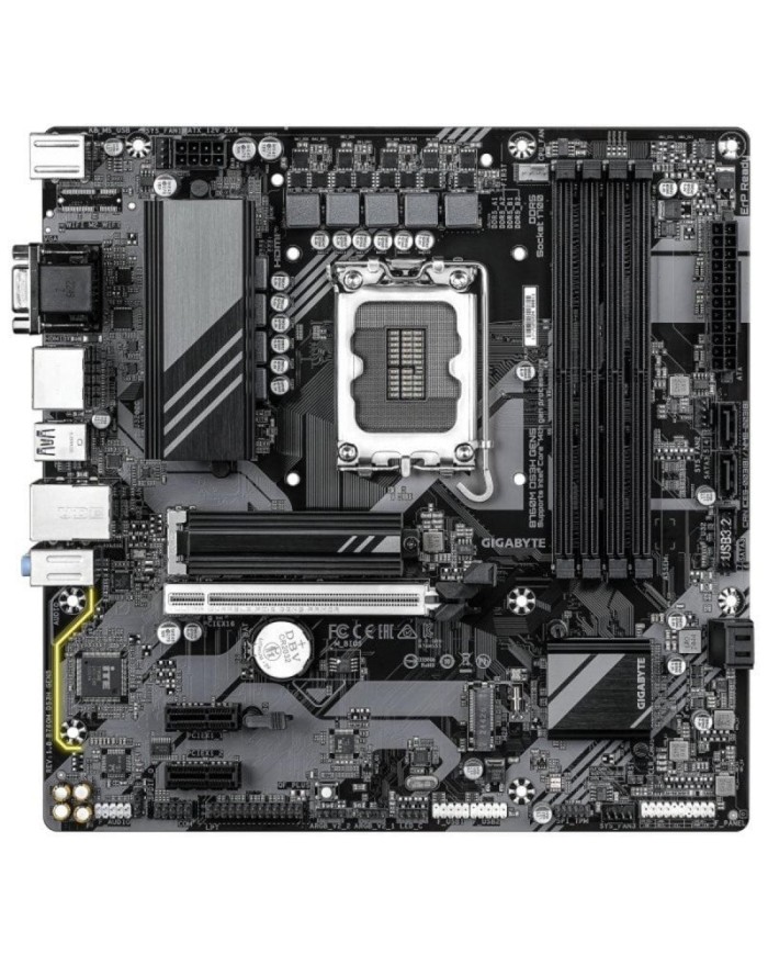 PLACA BASE GIGABYTE GA-B760M-DS3H GEN5 MATX 4XDDR5 VGA + 2XDP + HDMI