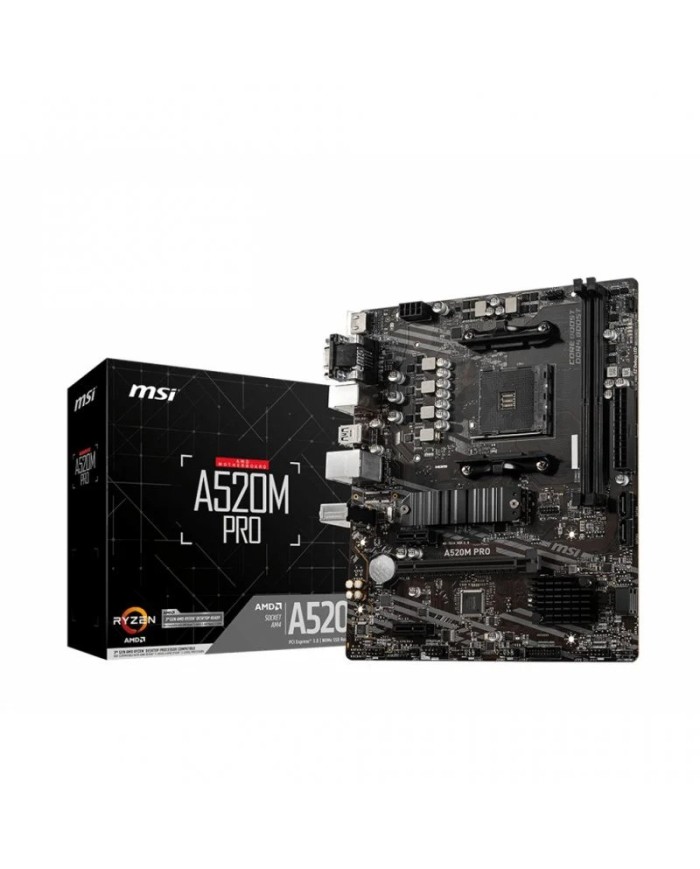 PLACA BASE MSI A520M PRO 2XDDR4 VGA + HDMI + DP