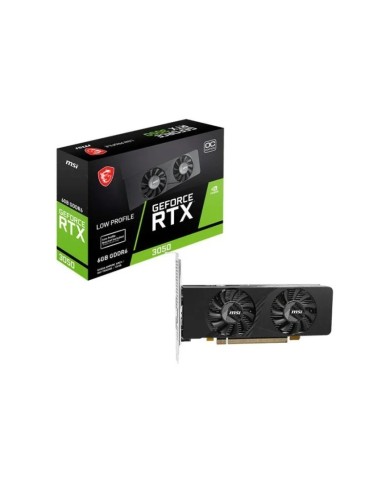 TARJETA DE VIDEO MSI RTX3050 LOW PROFILE OC 6GB GDDR6