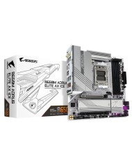 PLACA BASE GIGABYTE GA-B650M-AORUS ELITE AX ICE AM5 MATX 4XDDR5 WIFI HDMI DP WHITE