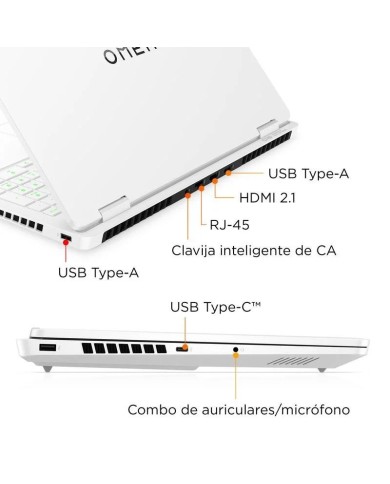 PORTATIL HP OMEN CORE 7 240H/32GB/SSD1TB/16 2K/RTX5070/W11PRO WHITE