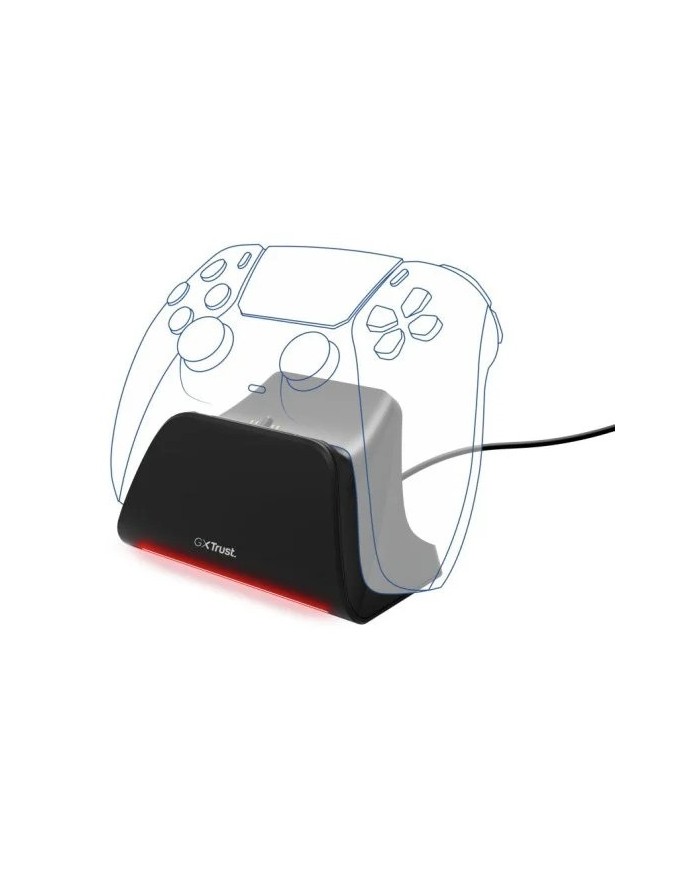 BASE DE CARGA TRUST GXT 255 PARA MANDO PS5 RGB BLACK