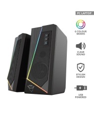 ALTAVOCES TRUST GAMING GTX 609 ZOXA RGB 2.0 SPEAKERSET