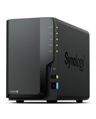 UNIDAD NAS SYNOLOGY DISKSTATION DS225+ 2 BAHIAS 3.5/2.5 2GB DDR4