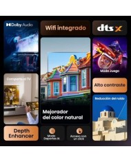 TELEVISOR HISENSE 40 LED UHD 4K USB SMART TV ANDROID WIFI HOTEL VIDAA BLUETOOTH