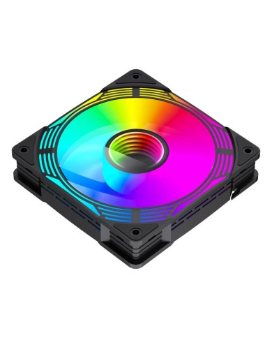 VENTILADOR GM 12CM ADICIONAL GAMING CHASIS ARGB SILENCIOSO BLACK