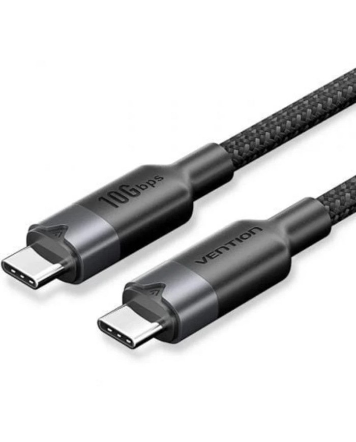 CABLE USB-C 3.2 VENTION TIPO USB-C/M - USB-C/M 5A 2M 100W 10GBPS BLACK