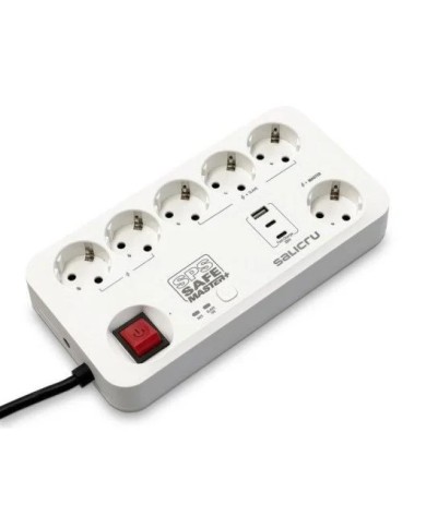 REGLETA SALICRU SPS SAFE MASTER+ 6 SCHUKO