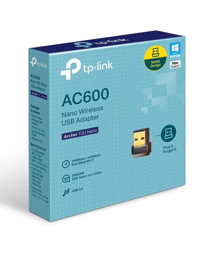 WIRELESS ADAPTADOR TP-LINK ARCHER TX1800U NANO WIFI 6 1201MBPS USB 3.0