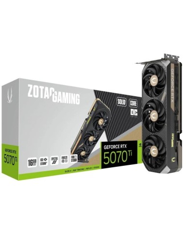 TARJETA DE VIDEO NVIDIA ZOTAC RTX 5070 TI SOLID CORE OC 16GB GDDR7