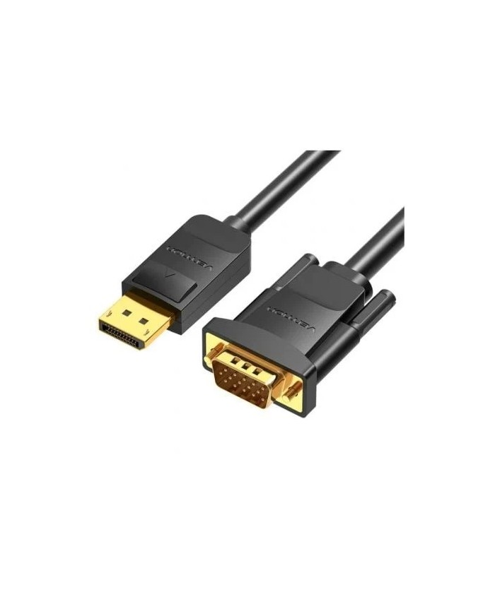 CABLE CONVERSOR VENTION DISPLAYPORT/M - VGA/M 1.5M BLACK