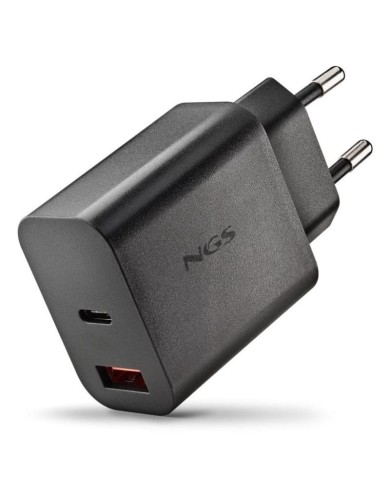 CARGADOR DE PARED NGS ERA GAN USB-C/USB-A 20W BLACK